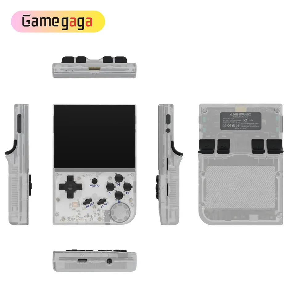 D RG35XX 3.5 Inch IPS Screen Portable Video Game Player Linux System 64GB Retro Classic Handheld Gaming Console