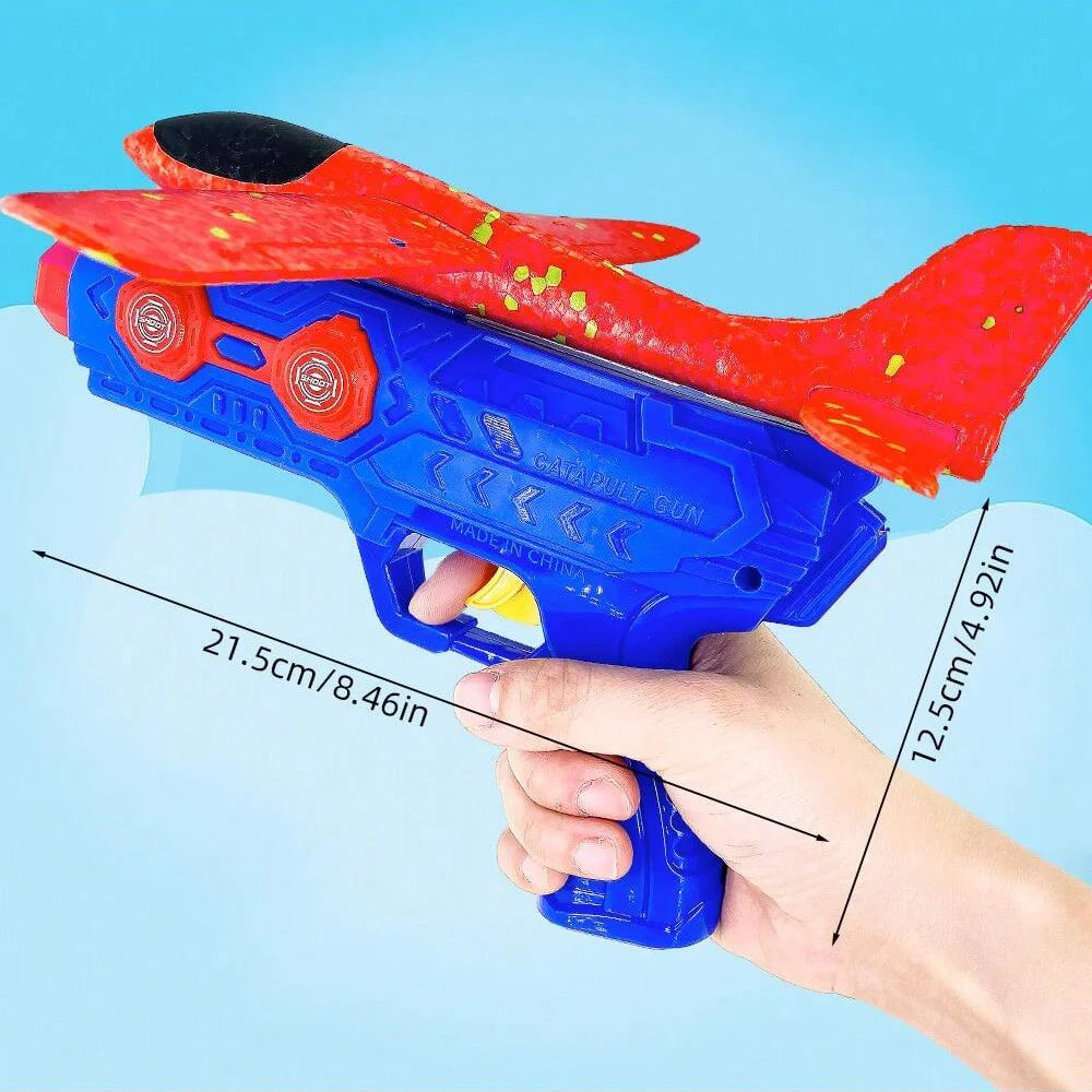 Children's Ejection Aircraft Toys Foam Aircraft Glider Parent-child Outdoor Games Toys Children's Gifts Foam Shooting Flying Toy