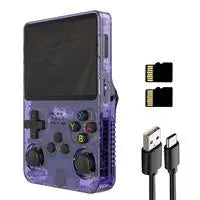 WUDS R36S Portable Handheld Game Controller with 3.5" HD Screen, Rechargeable Battery - Perfect Christmas Gift for Gamers
