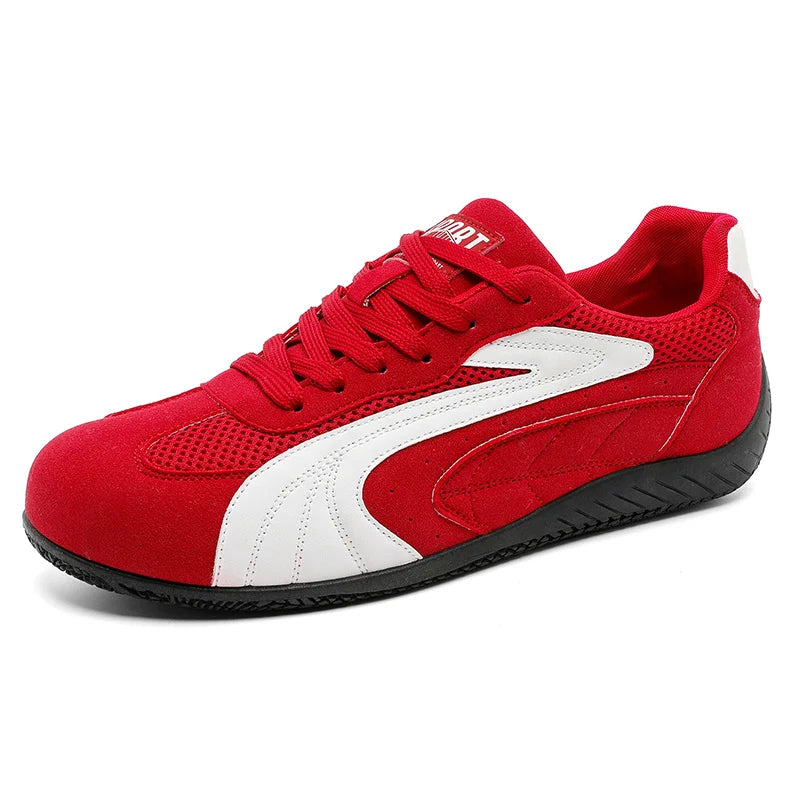 Brand Fashion Red Sneakers Men Low Top Men's Designer Shoes Street Hip Hop Sneakers Men Breathable Flat Men Running Shoes Sports