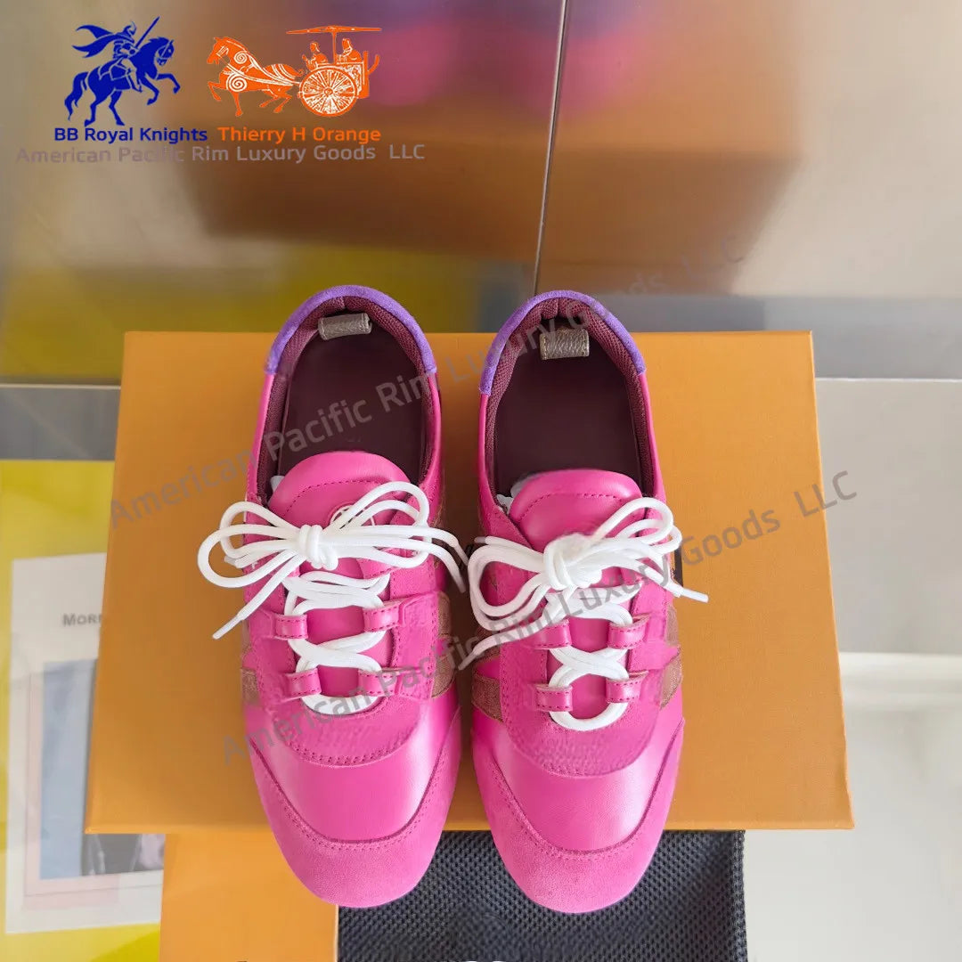 Genuine Goods Sneakerina Series Couples' Shoes Ballet Sneakers Dexter Shoes Casual Flat Shoes Suede Cow Leather Sneakers Lace-Up