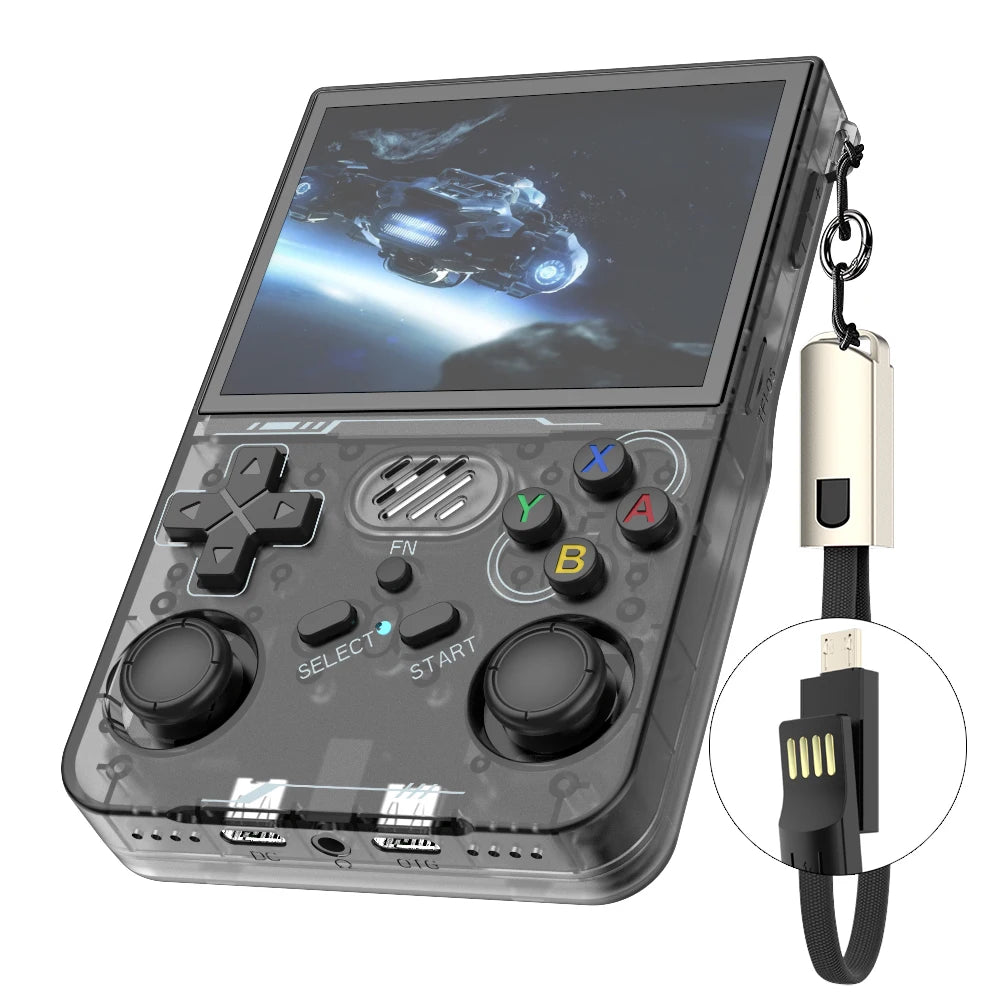 R36XX Handheld Console with 3000mAh Battery  Wireless Connection Handheld Gaming Device with Dual Antennas