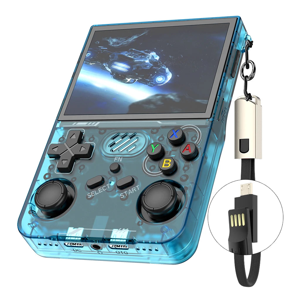 R36XX Handheld Console with 3000mAh Battery  Wireless Connection Handheld Gaming Device with Dual Antennas