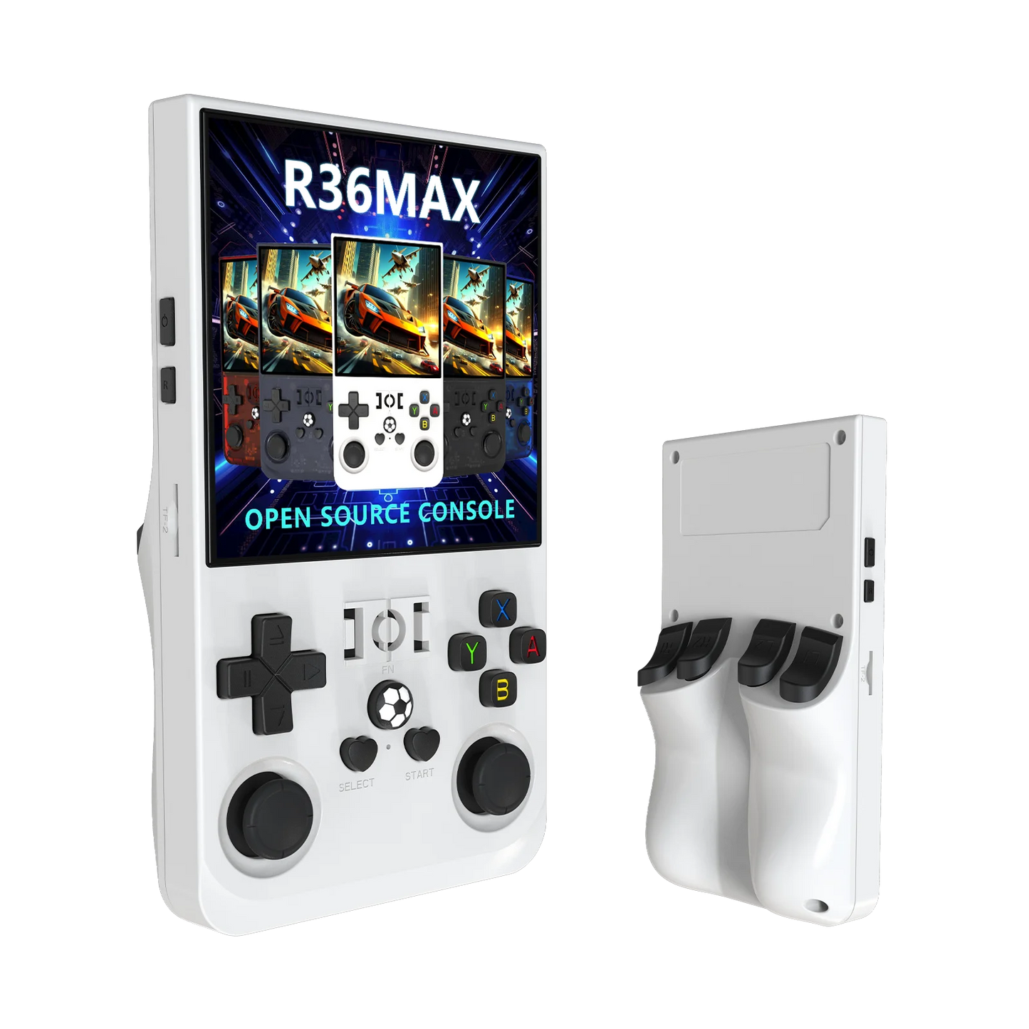 New Trending R36 Max Console 128/64GB 4 Inch HD Screen 720*720 Classic Retro Mini Game Player R36 Max Game Console