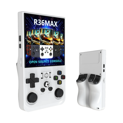 New Trending R36 Max Console 128/64GB 4 Inch HD Screen 720*720 Classic Retro Mini Game Player R36 Max Game Console