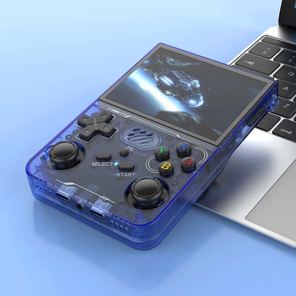 R36XX Handheld Console with 3000mAh Battery  Wireless Connection Handheld Gaming Device with Dual Antennas