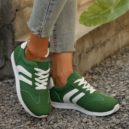 Xuanhui Spring New Fashion Korean Soft Sole Sports Leisure Student Running Shoes Casual Shoes Sneakers for Women