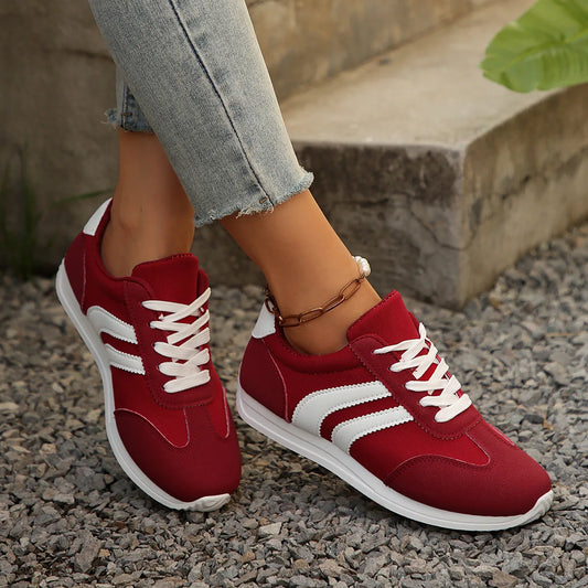 Xuanhui Spring New Fashion Korean Soft Sole Sports Leisure Student Running Shoes Casual Shoes Sneakers for Women