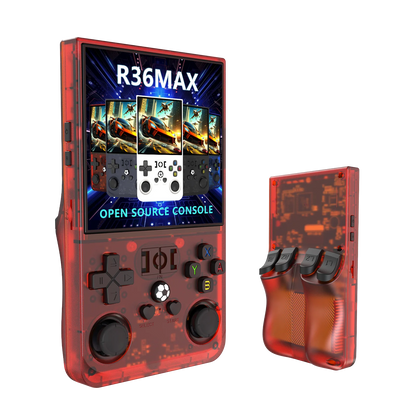 New Trending R36 Max Console 128/64GB 4 Inch HD Screen 720*720 Classic Retro Mini Game Player R36 Max Game Console