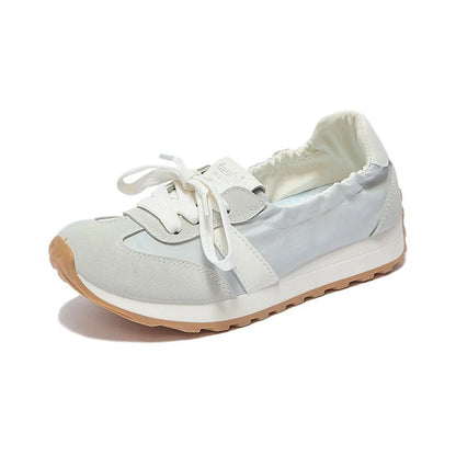 2025 Spring New Women's Korean Style Forrest Gump Shoes Thick Sole Heightening Versatile Trbottomy Casual Walking Sports Shallow
