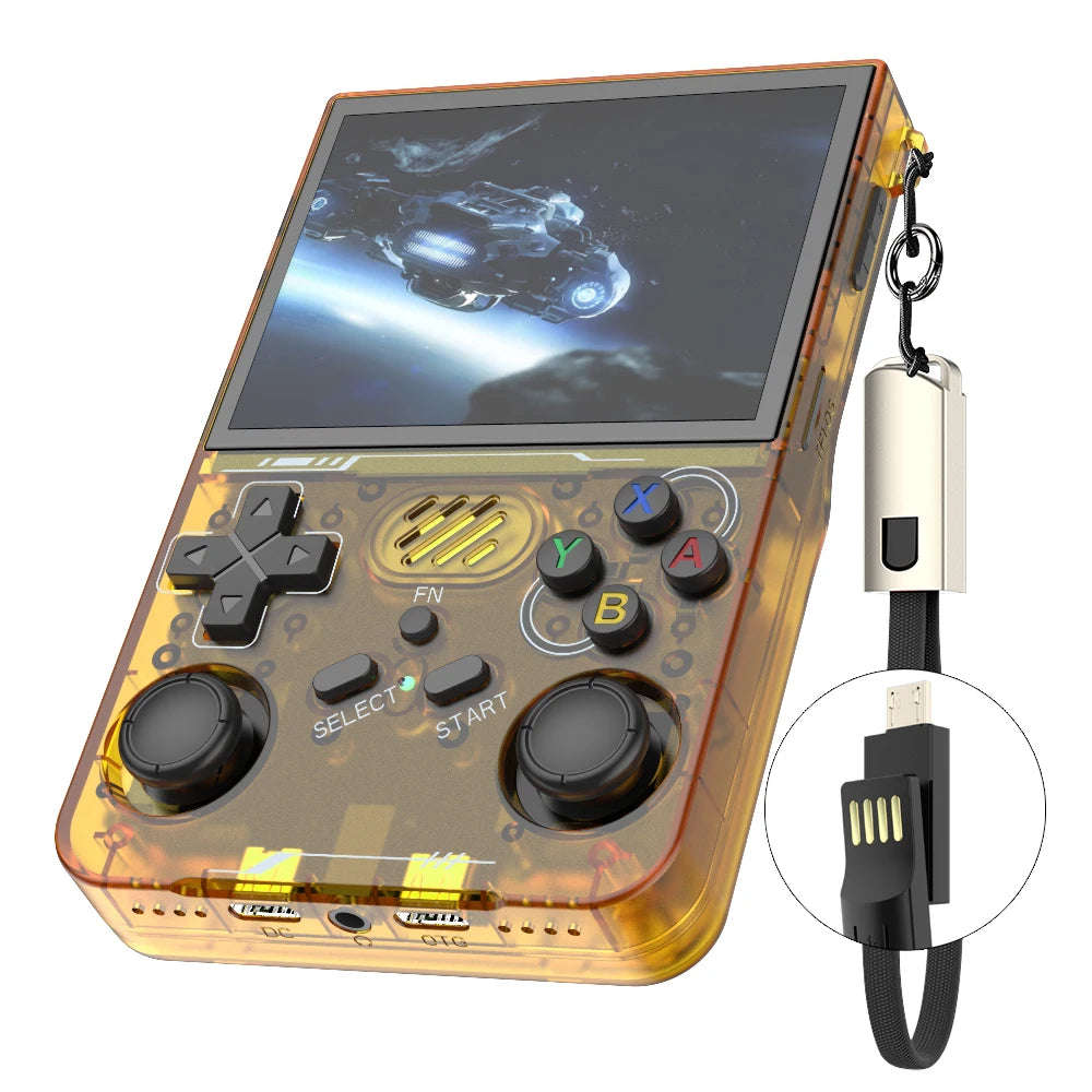 R36XX Handheld Console with 3000mAh Battery  Wireless Connection Handheld Gaming Device with Dual Antennas