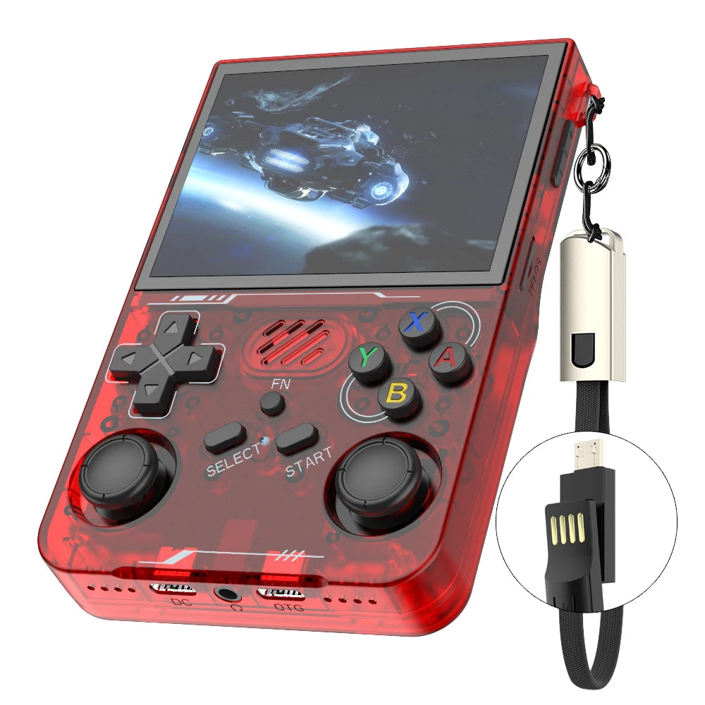 R36XX Handheld Console with 3000mAh Battery  Wireless Connection Handheld Gaming Device with Dual Antennas