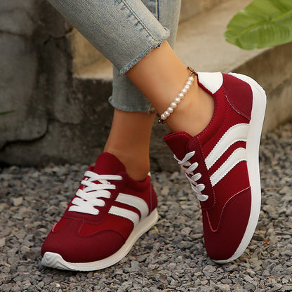 Xuanhui Spring New Fashion Korean Soft Sole Sports Leisure Student Running Shoes Casual Shoes Sneakers for Women