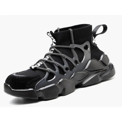 Fashion Work Safety Boots Men Women Casual Lightweight Sneakers Indestructible Compos Toe Boots Men's Work Sports Safety Shoes