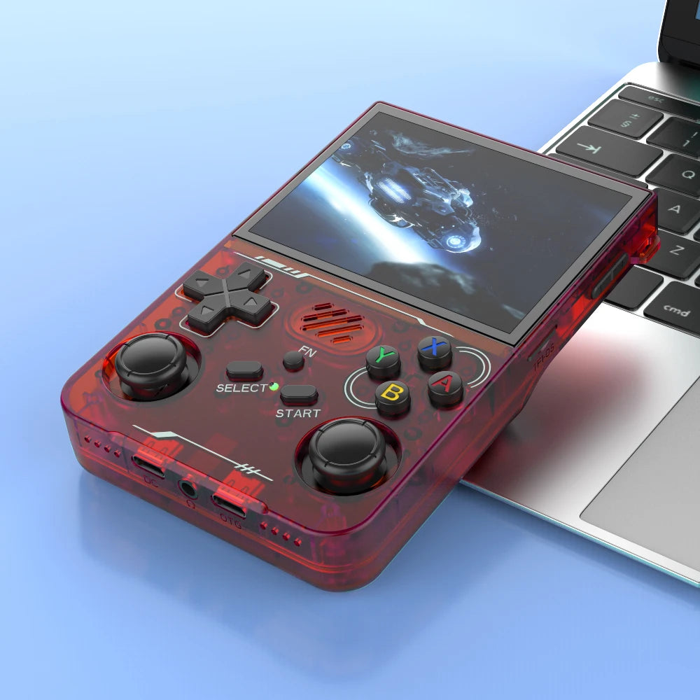 R36XX Handheld Console with 3000mAh Battery  Wireless Connection Handheld Gaming Device with Dual Antennas