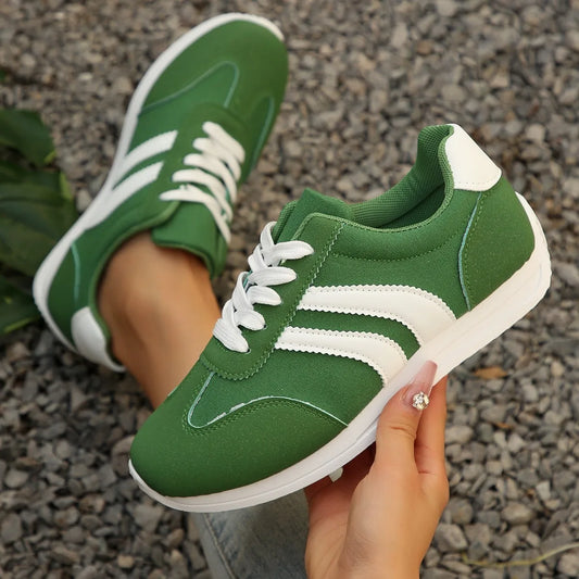 Xuanhui Spring New Fashion Korean Soft Sole Sports Leisure Student Running Shoes Casual Shoes Sneakers for Women