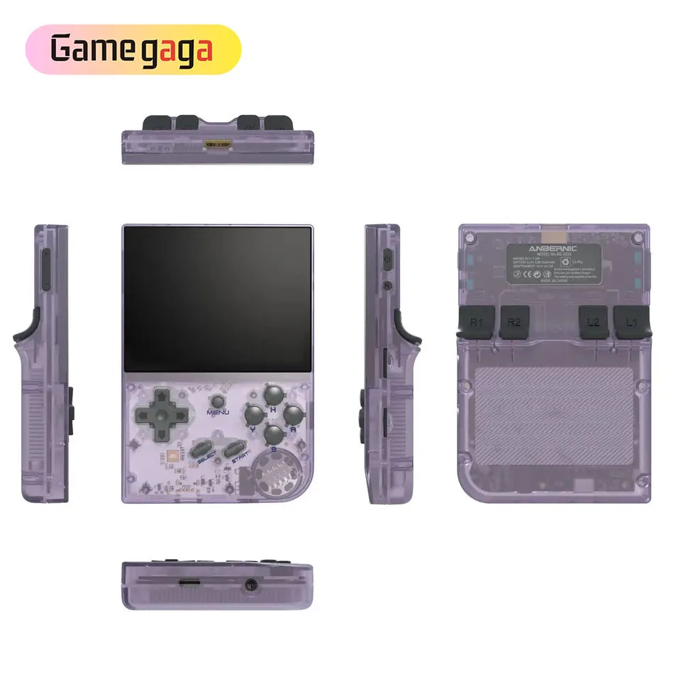 D  RG35XX 3.5 Inch IPS Screen Portable Video Game Player Linux System 64GB Retro Classic Handheld Gaming Console