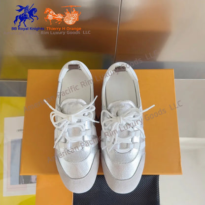 Genuine Goods Sneakerina Series Couples' Shoes Ballet Sneakers Dexter Shoes Casual Flat Shoes Suede Cow Leather Sneakers Lace-Up