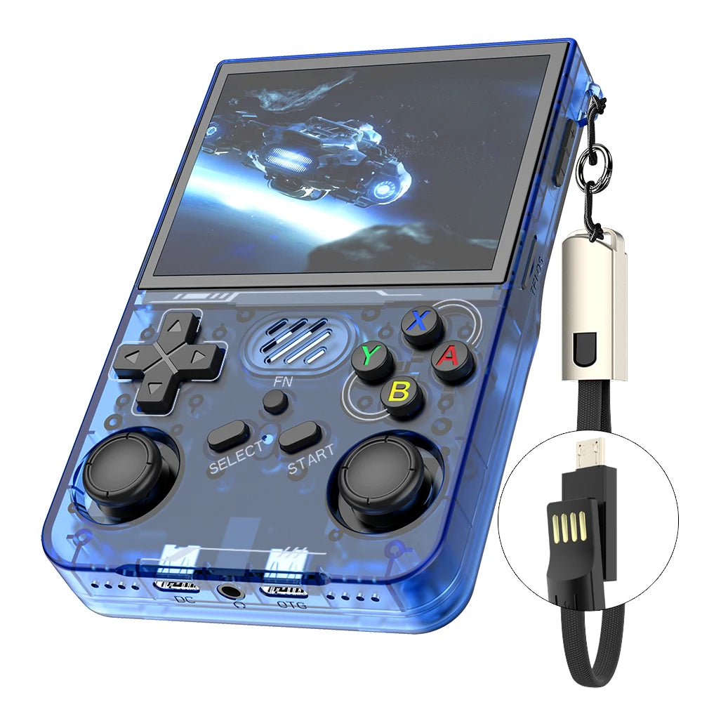 R36XX Handheld Console with 3000mAh Battery  Wireless Connection Handheld Gaming Device with Dual Antennas