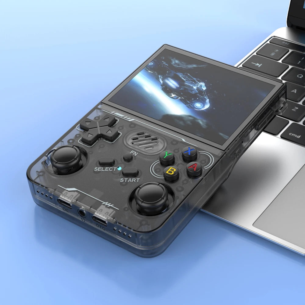 R36XX Handheld Console with 3000mAh Battery  Wireless Connection Handheld Gaming Device with Dual Antennas