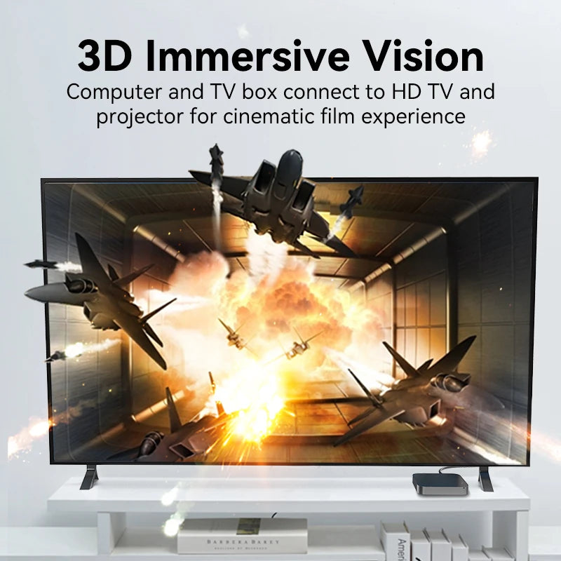 Vention HDMI-Compatible 2.1 Cable 8K/60Hz 4K/120Hz for Xiaomi Mi Box PS5 Dolby Vision 48Gbps HDMI-Compatible 8K HDMI 2.1 Cable