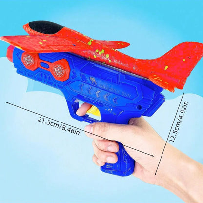 Children's Ejection Aircraft Toys Foam Aircraft Glider Parent-child Outdoor Games Toys Children's Gifts Foam Shooting Flying Toy