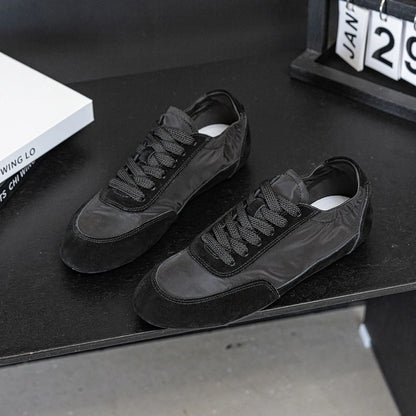 AIYUQI Women's Sneakers 2025 New Women's Moral Training Shoes Flat Non-slip Large-size Color-blocked Running Shoes For Women