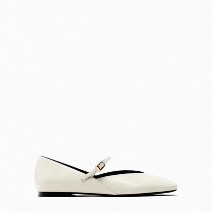 Spring Designer Red Women Ballet Shoes Casual Round Toe Flats Patent Leather Office Female Shoes