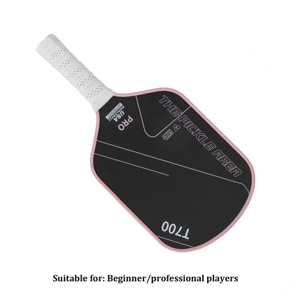 T700 Pickleball Paddle Carbon Fiber USAPA Approved Pickle Ball Paddle Lightweight Frosted Surface Professional Game Supplies