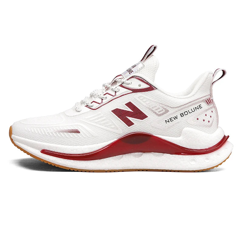 Running Shoes Men Women Breathable Flat Comfortable Non-Slip Soft Platform Casual Sports Shoes Mesh Trendy Sneakers Man