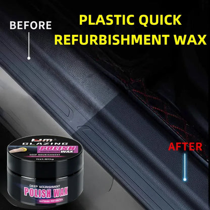 Universal Leather and Plastic Repair Polishing Wax - Automotive interior reconditioning cream