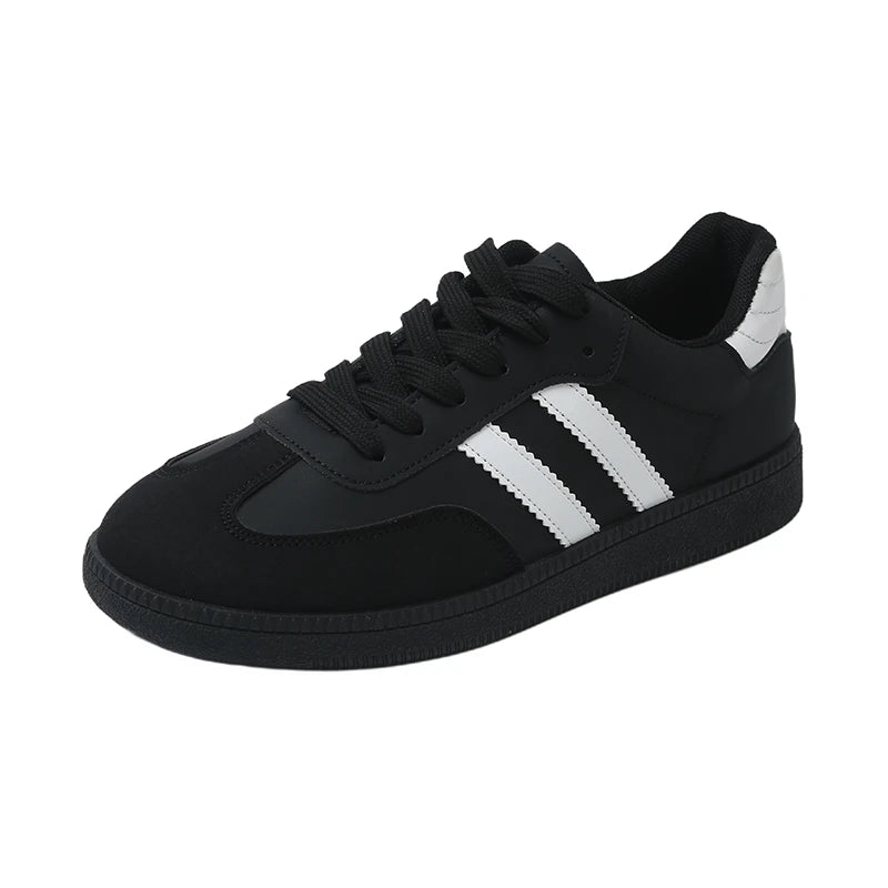 Women Tennis Sneakers Flats Ladies Fashion Mixed Colors Lace-up Vulcanized Shoes Spring Autumn Woman Outdoor Trainers Footwear