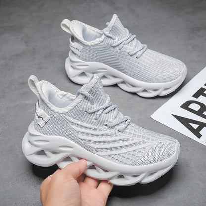 New Mesh Kids Running Shoes Outdoor Youngsters Teens Casual Walking Student Fashion Sneakers Breathable Soft Children Sports
