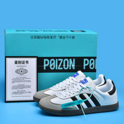 Summer Men's low-top Shoes New Korean Style All-match White Shoes Flat Sneakers Men's Trendy Sports Casual Shoes Breathable