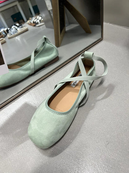 Female Shallow Luxury Fashion Buckle Strap Footwear New In 2025 Ladies Flats With Shoes Flats Mary Janes Shoes For Women