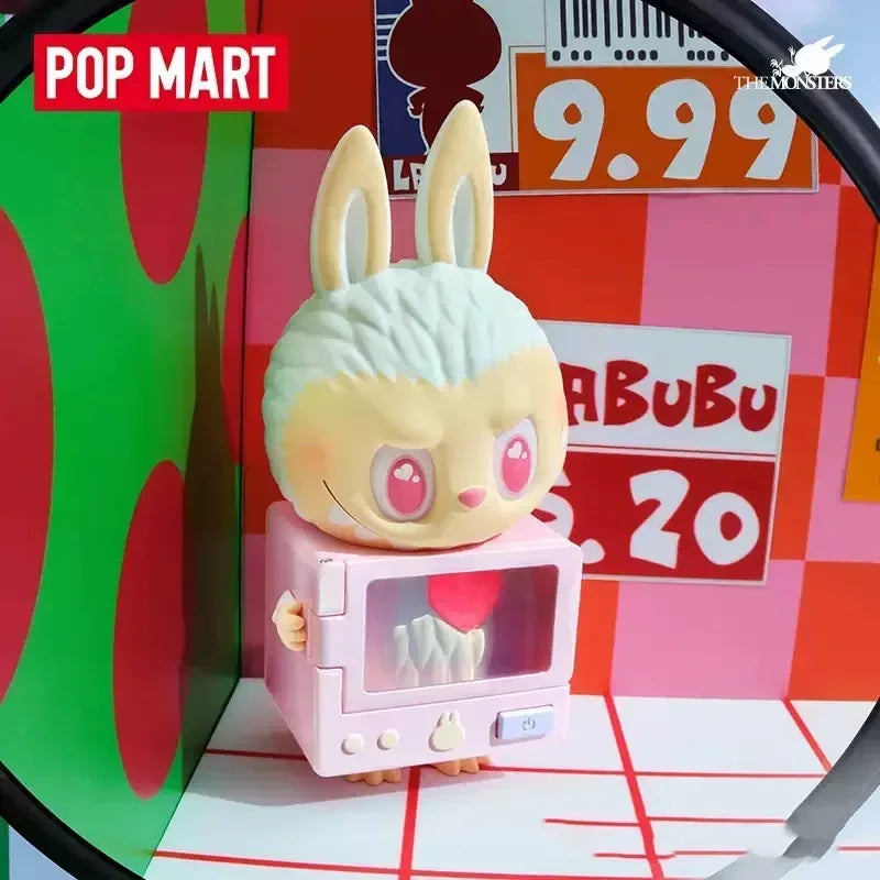 POPMART THE MONSTERS WACKY MART Series Blind Box Anime Action Figure Guess Bag Ornament Figurines Home Decor Dolls Model Girls