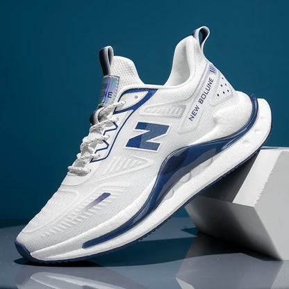 Running Shoes Men Women Breathable Flat Comfortable Non-Slip Soft Platform Casual Sports Shoes Mesh Trendy Sneakers Man