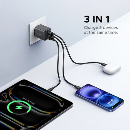 UGREEN 30W GaN Charger PD 3.0 QC4.0 USB C Charger For iPhone 16 15 14 Pro Samsung S25 Xiaomi Tablet iPad Air Pro Phone Charger