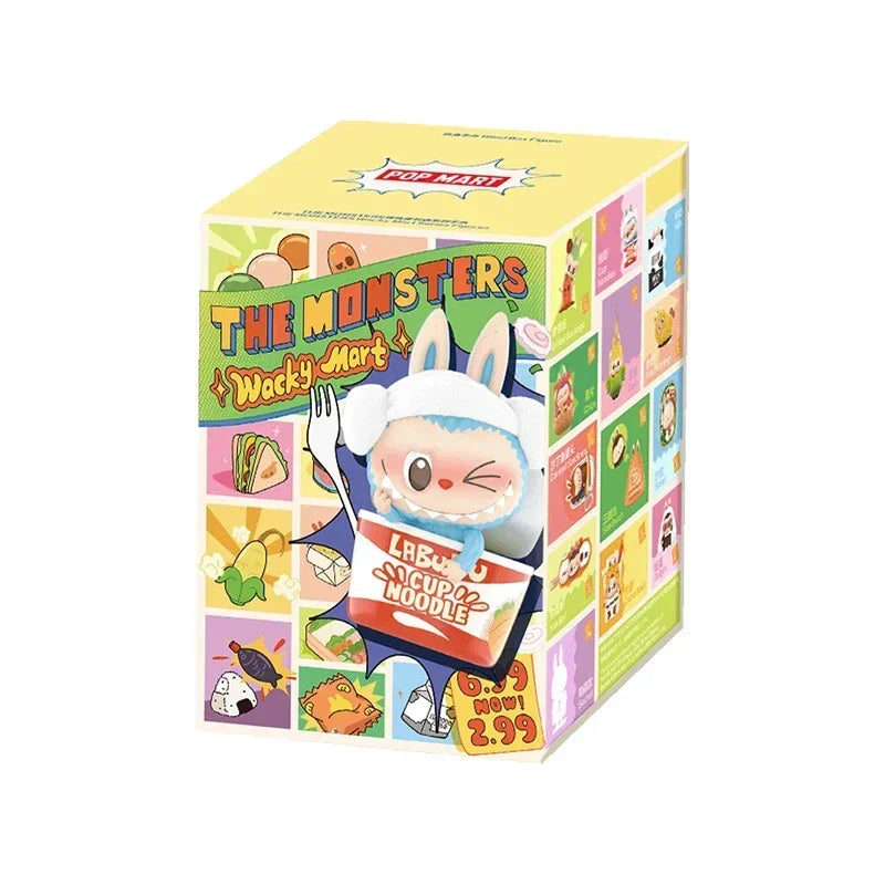 POPMART THE MONSTERS WACKY MART Series Blind Box Anime Action Figure Guess Bag Ornament Figurines Home Decor Dolls Model Girls