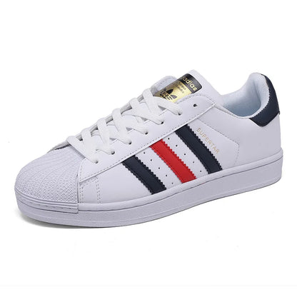 Summer Men's low-top Shoes New Korean Style All-match White Shoes Flat Sneakers Men's Trendy Sports Casual Shoes Breathable