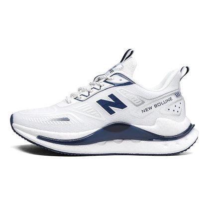 Running Shoes Men Women Breathable Flat Comfortable Non-Slip Soft Platform Casual Sports Shoes Mesh Trendy Sneakers Man