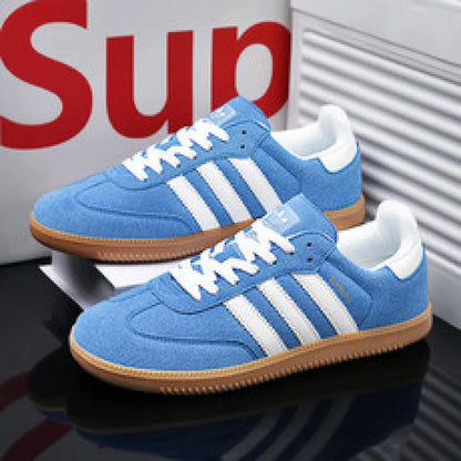 Summer Men's low-top Shoes New Korean Style All-match White Shoes Flat Sneakers Men's Trendy Sports Casual Shoes Breathable