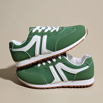 2025 Spring New Women Sneakers Comfortable Outdoor Fashion Versatile Flat Casual Sneakers Lace Up Women Sports Shoes Plus Size