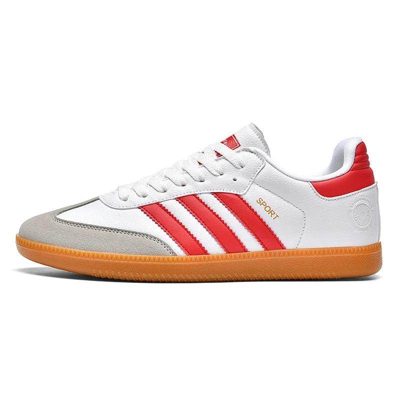 Classic Unisex Sneakers Leather Flat Breathabke Comfortable Walking Shoes Couple Casual Sports Skate Shoes for Men Women