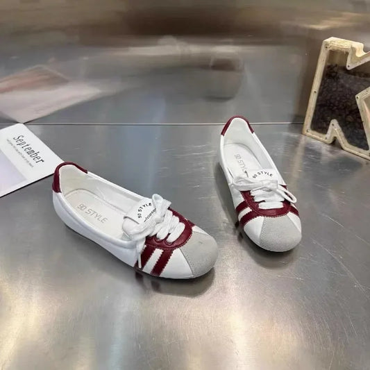 Mesh Low Heel Fashion Sneakers Lace-up Low Heel Women's Shoes on Sale 2024 High Quality Mixed Colors Women's Vulcanize Shoes