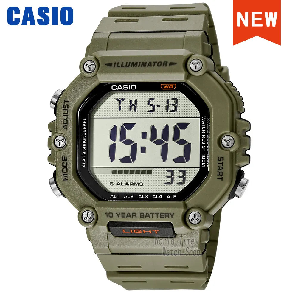Casio Men's Sport Watch Versatile Fashion Digital Display Water Resistant Strap Timepiece AE-1600H-