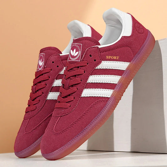 Classic retro red anti slip comfortable low cut men's and women's board shoes casual sports shoes