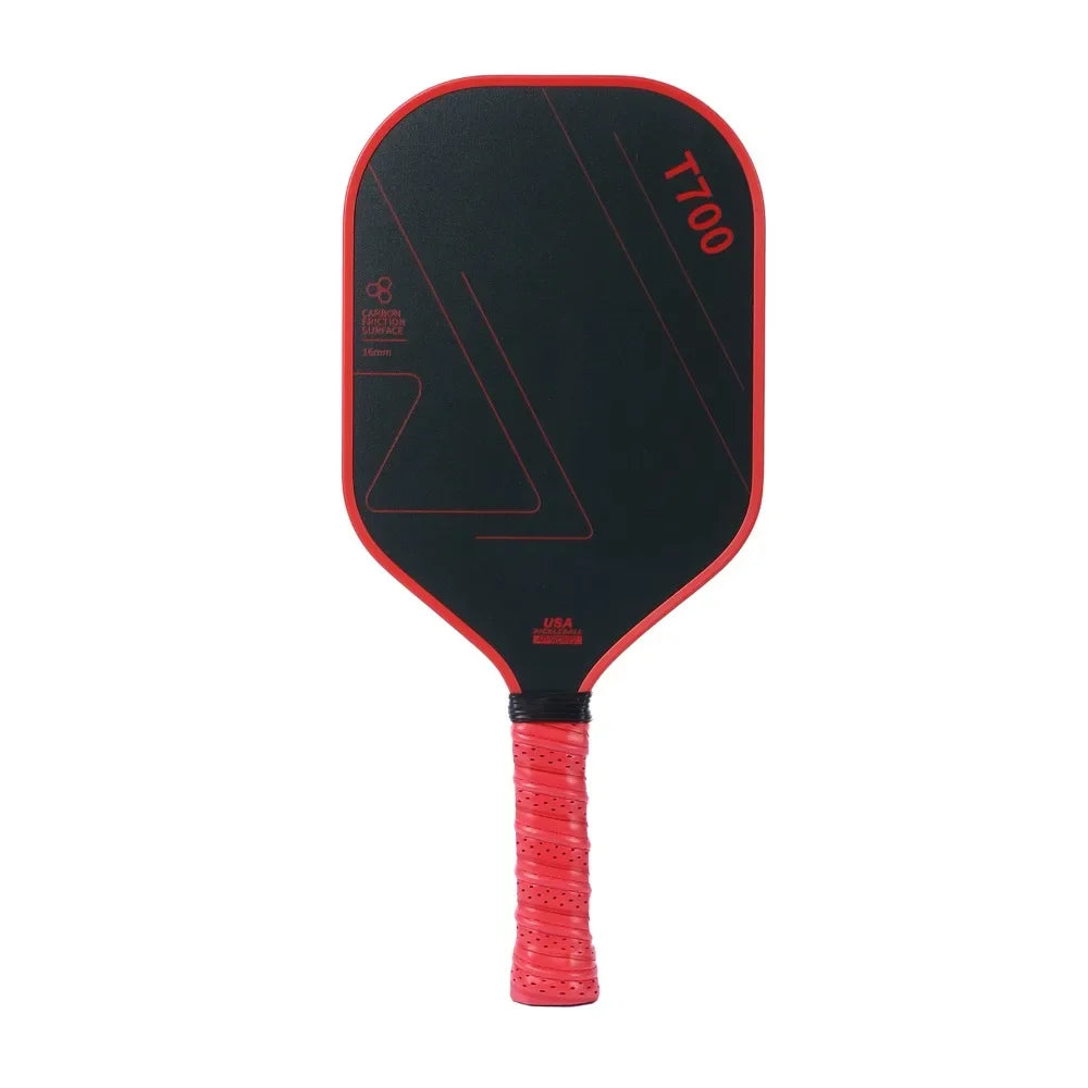 T700 Pickleball Paddle Carbon Fiber USAPA Approved Pickle Ball Paddle Lightweight Frosted Surface Professional Game Supplies