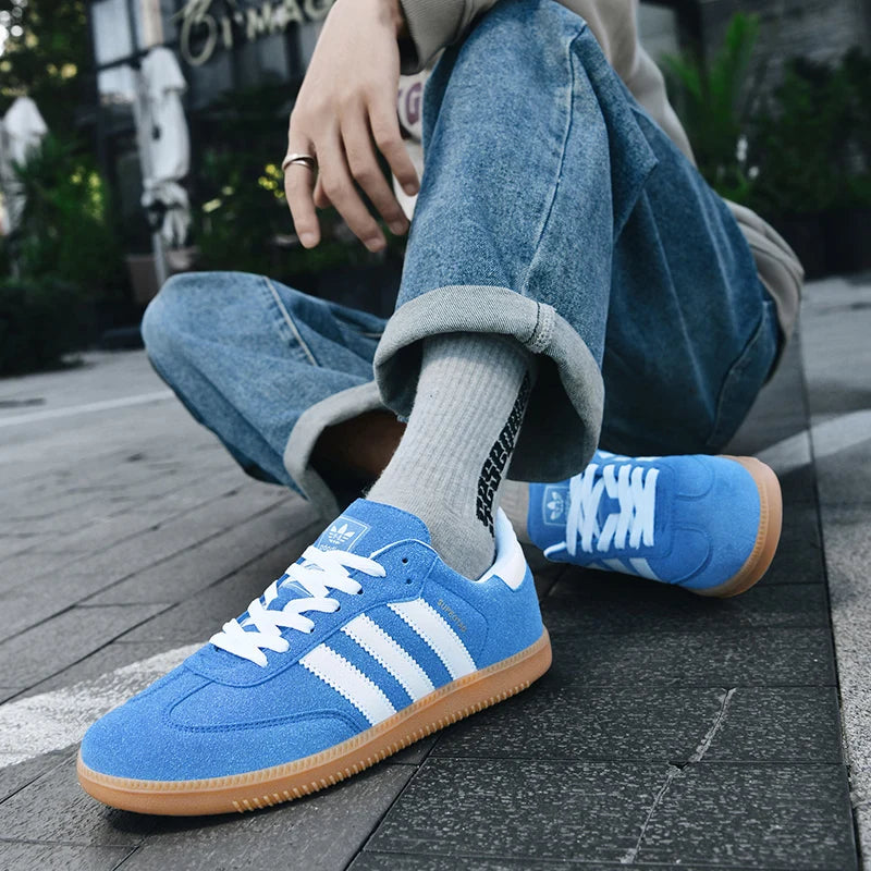 Summer Men's low-top Shoes New Korean Style All-match White Shoes Flat Sneakers Men's Trendy Sports Casual Shoes Breathable