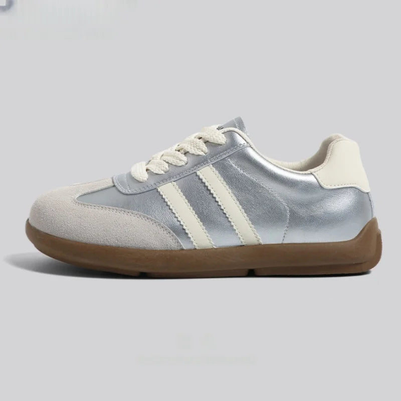 Women's Shoes Spring New Fashion Casual Shoes College Style Wide Toe Soft Comfortable Flat Shoes Outdoor Casual Sports Shoes2025